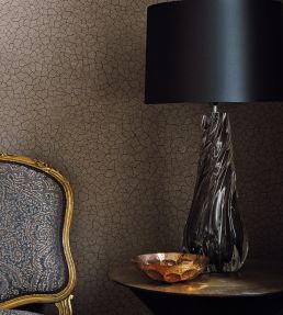 Cracked Earth Wallpaper by Zoffany Bronze