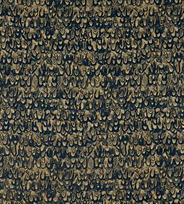 Icarus Fabric by Zoffany Tigers Eye/Ink