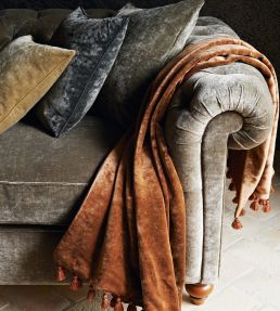 Curzon Fabric by Zoffany Plum