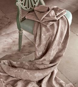 Villandry Weave Fabric by Zoffany Rose Quartz