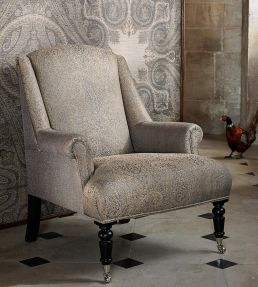 Elswick Paisley Fabric by Zoffany Moss