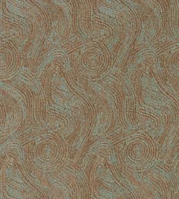 Hawksmoor Wallpaper by Zoffany Oxidised Copper