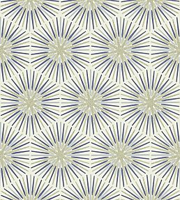 Spark Wallpaper by Zoffany Sapphire