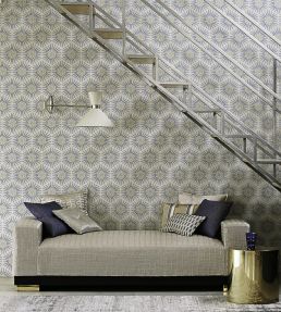 Spark Wallpaper by Zoffany Sapphire