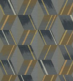 Rhombi Wallpaper by Zoffany Anthracite