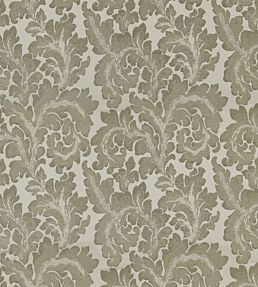 Acantha Silk Fabric by Zoffany Grey Pearl