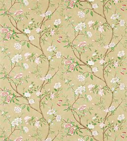Nostell Priory Wallpaper by Zoffany Old Gold/Green
