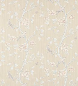Woodville Wallpaper by Zoffany White Clay