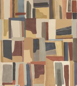 Abstract Cubes Wallpaper by Ohpopsi Walnut Twist