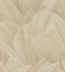 Abstract Leaves Wallpaper by Eijffinger White/Cream