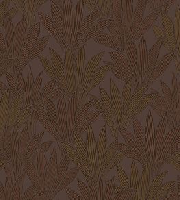 Abstract Palm Wallpaper by Eijffinger Brown/Red