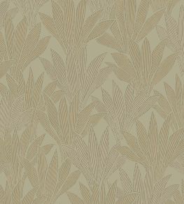 Abstract Palm Wallpaper by Eijffinger Green