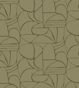 Abstract Pebble Mural by Eijffinger Green