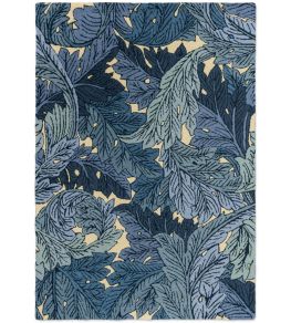 Acanthus Rug by Morris & Co Indigo