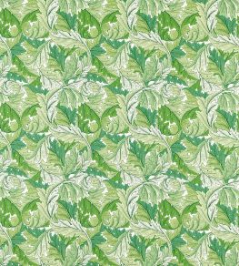 Acanthus Fabric by Morris & Co Leaf Green