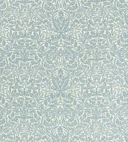 Acorn Weave Outdoor Fabric by Morris & Co Mineral Blue