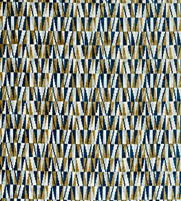 Acute Fabric by Harlequin Cobalt Ochre