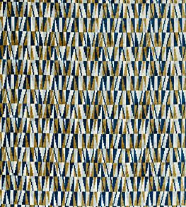 Acute Fabric by Harlequin Cobalt Ochre