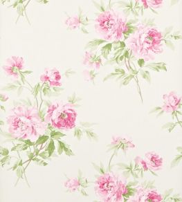 Adele Wallpaper by Sanderson Raspberry Ivory