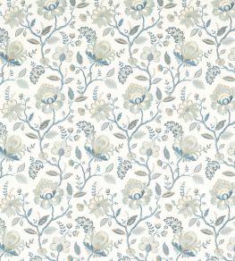Adeline Fabric by Clarke & Clarke Denim/Midnight