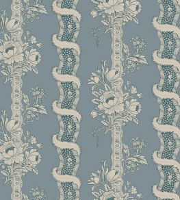 Alexandra Wallpaper by Sandberg Misty Blue