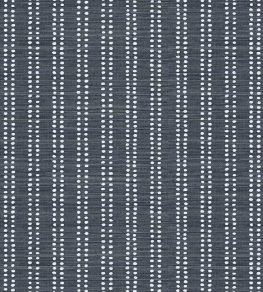 Algonquin Vinyl Wallpaper by Christopher Farr Cloth Midnight Blue