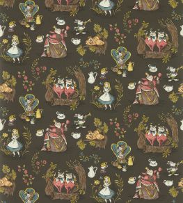 Alice in Wonderland Wallpaper by Sanderson Chocolate
