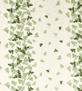 Alices Fern Fabric by Sanderson Silver/Green