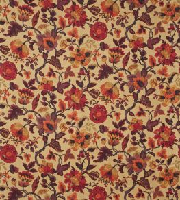 Amanpuri Fabric by Sanderson Old Gold/Aubergine