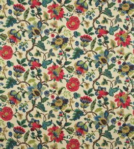 Amanpuri Fabric by Sanderson Ruby/Emerald