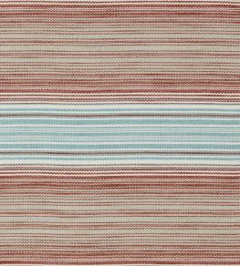 Amaris Fabric by Harlequin Rust/Aqua