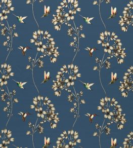 Amazilia Fabric by Harlequin Indigo