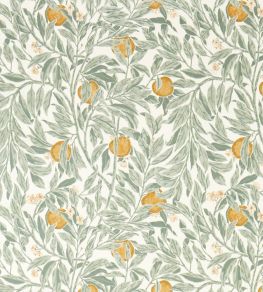 Ancient Apple Orchard Fabric by Sanderson Golden Knot & Sage