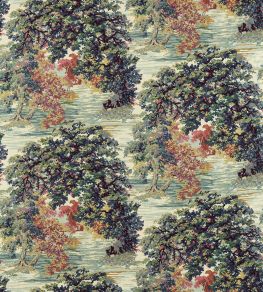Ancient Canopy Fabric by Sanderson Forest Green