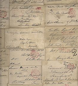 Love Letter Wallpaper by Andrew Martin Parchment