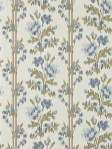 Apothecary Rose Wallpaper by Sanderson Ether Blues