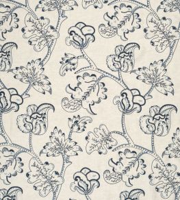 Arboreal Fabric by James Hare Hortense Blue