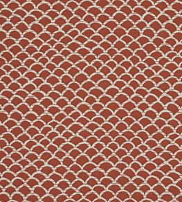 Arbour Fabric by James Hare Terracotta