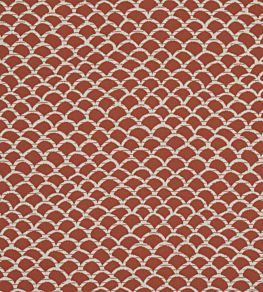 Arbour Fabric by James Hare Terracotta
