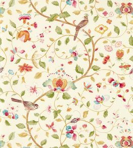 Aril's Garden Wallpaper by Sanderson Olive/Mulberry