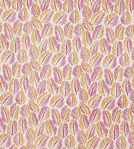 Armature Feuilles Fabric by Christopher Farr Cloth Hot Pink