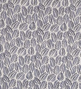 Armature Feuilles Fabric by Christopher Farr Cloth Indigo