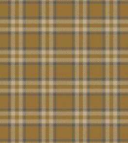 Arran Check Fabric by Arley House Dijon