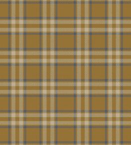 Arran Check Fabric by Arley House Dijon