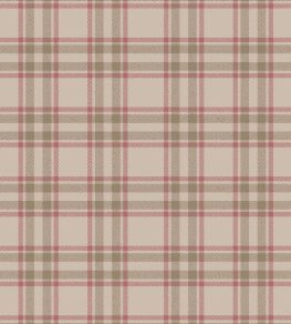 Arran Check Fabric by Arley House Latte