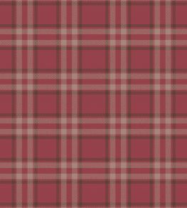 Arran Check Fabric by Arley House Rich Pink