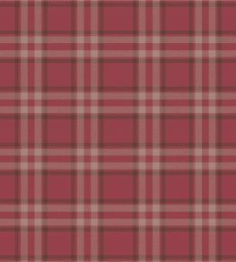 Arran Check Fabric by Arley House Rich Pink