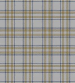 Arran Check Fabric by Arley House Silver