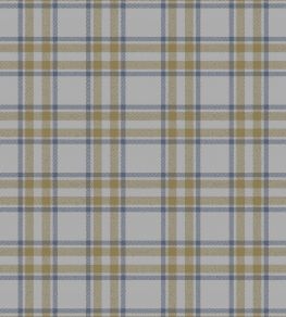Arran Check Fabric by Arley House Silver