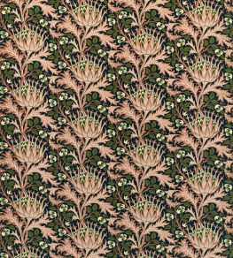 Artichoke Velvet Fabric by Morris & Co Inky Fingers/Blush